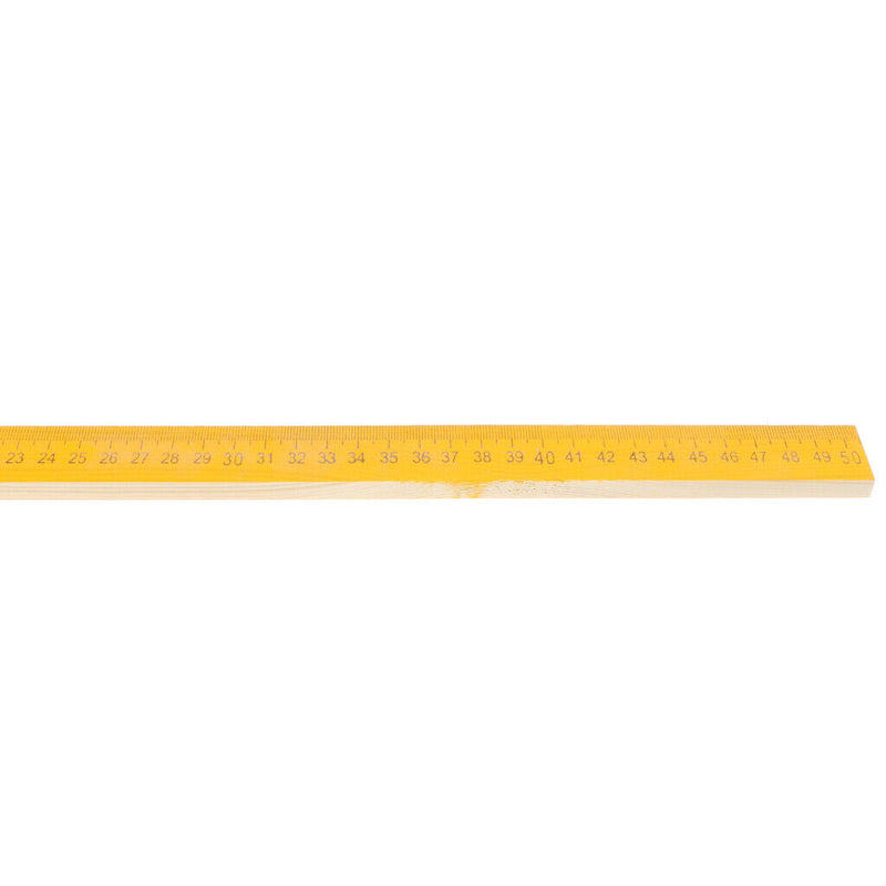 50cm Wooden Ruler Measuring Straight Ruler for Student School Geometry Math