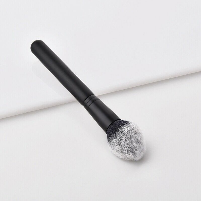 Black Brush 1Pcs Face Loose Powder Blush Makeup Brushes Wood Handle Blendin W8M3