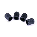 100pcs Car Truck Bike Tire Wheel Air Valve Stem Caps Dust Covers (Black)