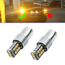 BA15S R5W 1157 5050 15SMD Orange LED Car Tail Turn Signal Light Bulb Lamp Amber