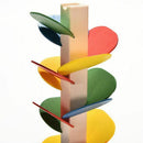 Wooden Toys for Children Colorful Building Blocks Tree Ball Run Track Baby