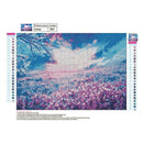 5D DIY Full Drill Diamond Painting Pink Landscape Cross Stitch Embroidery