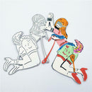 Metal Cutting Dies Stencil DIY Scrapbook Photo Album Cartoon Lady Embossing