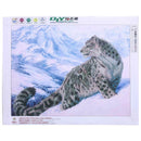 Diamond Embroidery Snow Leopard Round DIY Diamond Painting Cross Stitch