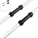 1 Pair Marine Kayak Canoe Dinghy  Paddle Oars Connector Joint Parts Black
