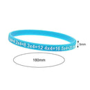 Multibandz Maths Times Table Wristband Educational Handband New Bracelet Ai D7E6