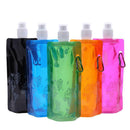 Portable Folding Water Bottle Water Bag Outdoor Sport Supplies(Black)