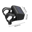 Bike Light Smart Solar Headlight Waterproof LED Bicycle Front Light Reading H9T8