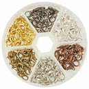 1 Box 120PCS 6 Color Zinc Alloy Lobster Claw Clasps (12x7mm) F8S5