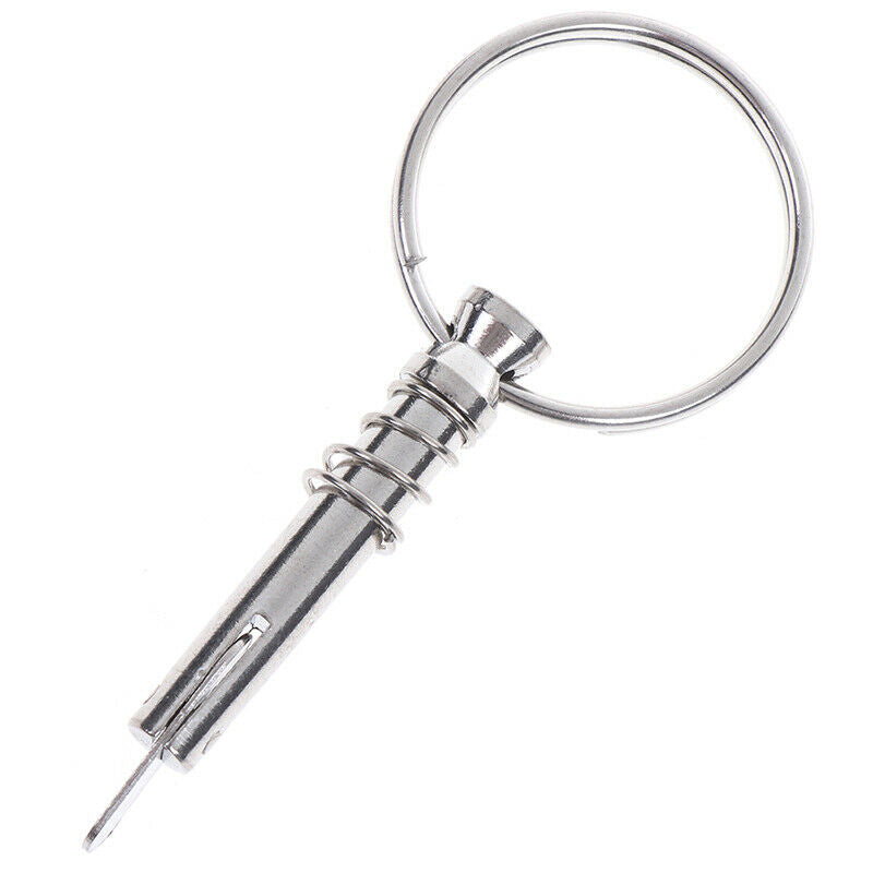 1pcs 6.3mm Stainless Steel Quick Release Pin ring for Boat Top Deck Hinge Mar Bj