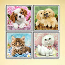 Dog Cat DIY 5D Diamond Painting Full Drill Embroidery Cross Stitch Home Decor