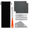 Guitar Luthier Tool Set (7 Pcs), Clean and Polish Tool Guitar Fret Crowning