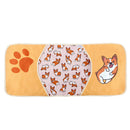 Soft Absorbent Cute Pet Supplies Quick-drying Color Bath Towel (Puppy) A