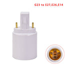 G23 To E27 E26 Base Socket LED Halogen Light Bulb Lamp Adapter Holder Conver BX