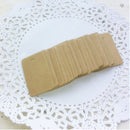100pcs Craft Paper Tags Craft Gift Favour Lolly Wedding Party Bag Name Label TO