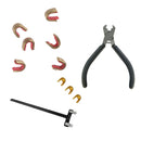 9pcs Bowstring Nocking Points + Nocks Pliers + T Bow Square Archery Hunting