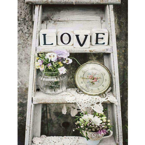 5D DIY Full Drill Diamond Painting Love Cross Stitch Embroidery Mosaic Kit