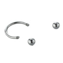Horseshoe Stainless Steel lip chin ring ear Piercing