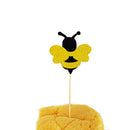 36X Funny Cute Decor Cake Topper Bee Cake Decoration for Kids Birthday Party New