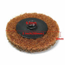 10PCS 60 Grit 2 inch(50mm) Coarse Roloc Roll Lock Surface Sanding Disc for