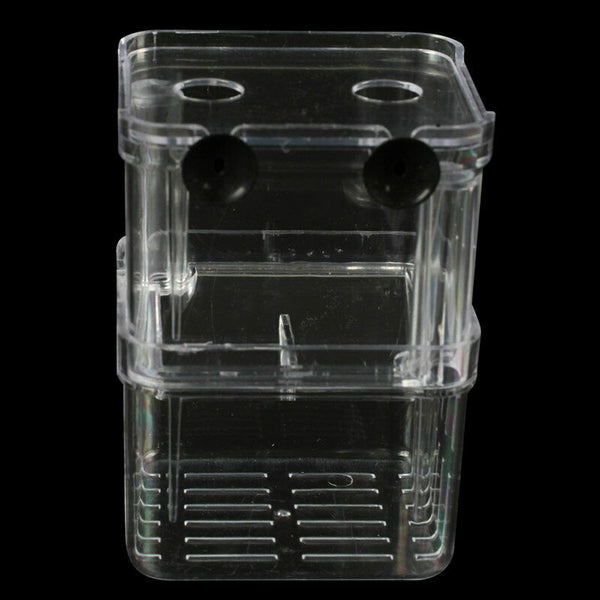 Clear Plastic Retangle Shape Seperate Fish Fry Breeding Divider Tank for Aq L7P2