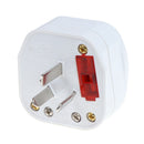 UK Plug 10A 3 Pin AC Electrical Power Wiring Male Plug Socket With Led Switc Hn