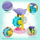Fashion Fun Bath Toys Shower Spray + Water Waterwheel Bathtub for Bathroom F3N3
