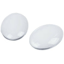 10PCS Oval Crystal Transparent Clear Glass Cabochon Dome Decor 30X40mm