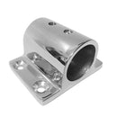 Boat Hand Rail Fittings 90 Degree 7/8" Pipe Base Bracket 316 Stainless Steel