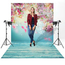 Flower Print Background Cloth Photo Direct Seeding Room Tablecloth Home Decor
