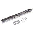8'' Door Guard Stainless Steel Bolt Action Lever Flush Latch Slide Latch