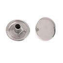 50 Sets Snap Buttons Metal Snaps No-Sew Buttons Fastener Setter for Clothing