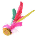 Outdoor Sports 4 Colors Feather Chinese Jianzi Game Shuttlecock 8.3 High