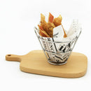 French Fries Holder/Basket Stand Serving Tray for Cone Fries Popcorn Fruit