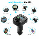 Bluetooth Handsfree Car Wireless FM MP3 Player Radio Adapter Dual USB Charger