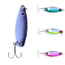 4Pcs/Lot Colorful Trout Spoon Metal Fishing Lures Spinner Baits Bass Tack Dgrl