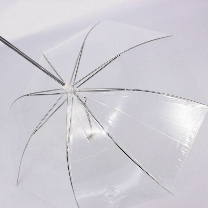 Transparent Pet Puppy Cat Dog Umbrella Play Dry Clean In Rain Snow Umbrella