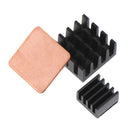 3pcs/set Aluminum Copper Heatsink Radiator For Raspberry Pi 3B/B+JCï¼W