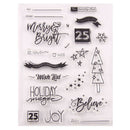 Merry Christmas Silicone Stamp Seal DIY Scrapbooking Photo Album Decorative ME
