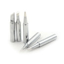 5pcs 936 Electric Brass Soldering Irons Tip Solder Station Conical Bevel Tip ME