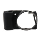 Anti-Scratch Silicon Protective Cover Case Skin for Sony A5000 A5100 Black