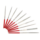 10pcs Guitar Fret Crowning Luthier File Stainless Small Dual Cutting Edge  A