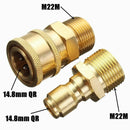 1 Pair Of M22 3/8 Inch Quick-release Coupling Universal, Aftermarket