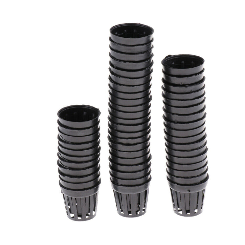 200Pcs Aquarium Water Grass Basket Plastic Water Plant Pot Fish Tank Mini