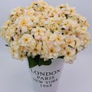 1 Bunch Artificial Hydrangea Flowers Bouquet Party Home Decor Champagne