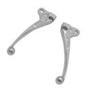 Brake Lever Set Front Rear Chrome Alloy for Yamaha PW50 PW 50 Yzinger