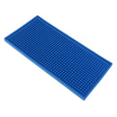 Heavy Duty Rubber Bar Mats Blue, 12 x 6 inch, Heat Resistant