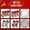 Lovely Christmas Stockings Set of 3 Santa, Snowman, Reindeer, Xmas Characte Y1H8