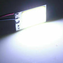 5PCS White COB Panel Dome LED Light Interior Lamp 4W 12V T10 Festoon Bulb Light*