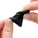 2PCS Car Door Corner Cover Silicone Mouldings Crash Protection Protector Bla Ew